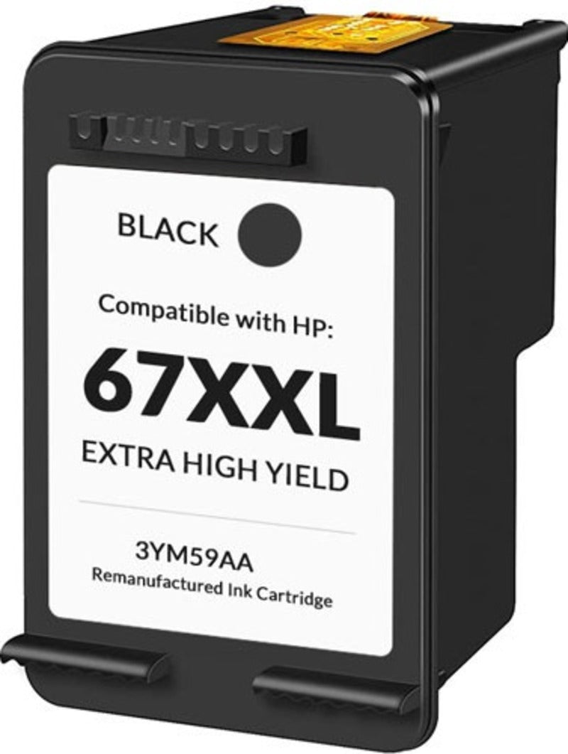 HP 67XXL Compatible Black Ink Cartridge 400 Print