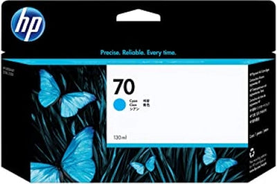 HP #70 C9452A Genuine Cyan Ink Cartridge - Standard Yield