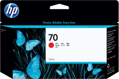 HP #70 C9456A Genuine Red Ink Cartridge - Standard Yield