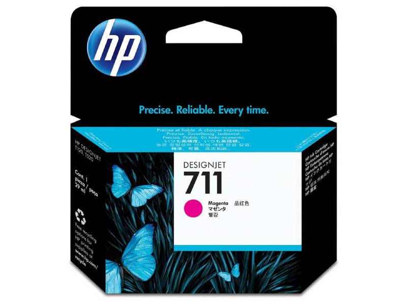 Genuine HP 711 CZ131A Magenta Ink Cartridge 450 Print