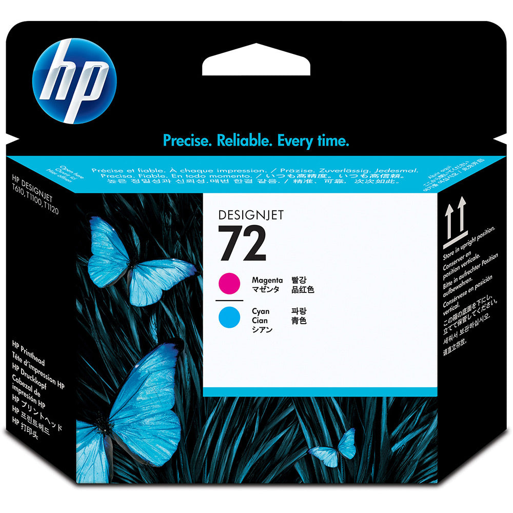 Genuine HP 72 C9383A Cyan-Magenta Printhead 450 Print