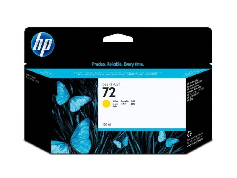 Genuine HP 72  C9373A Yellow Ink Cartridge 130 m