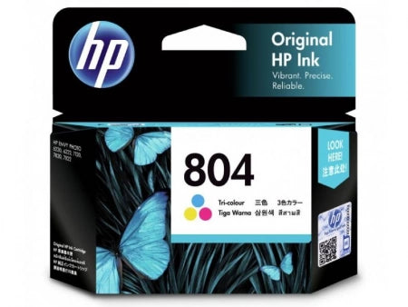 Genuine HP 804 T6N09AA CMY Ink Cartridge 165 Prints