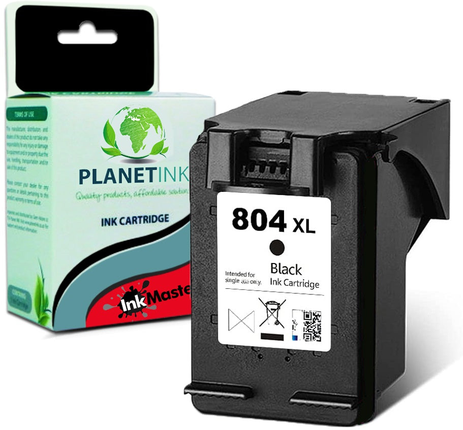 HP 804XL T6N12AA Black Compatible Ink Cartridge 600 Print