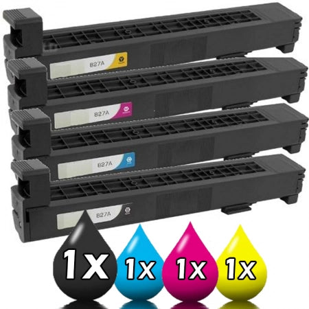 4 Pack HP 827A CF300A-CF302A Compatible Toner Cartridges LaserJet M880Z [1BK,1C,1M,1Y]