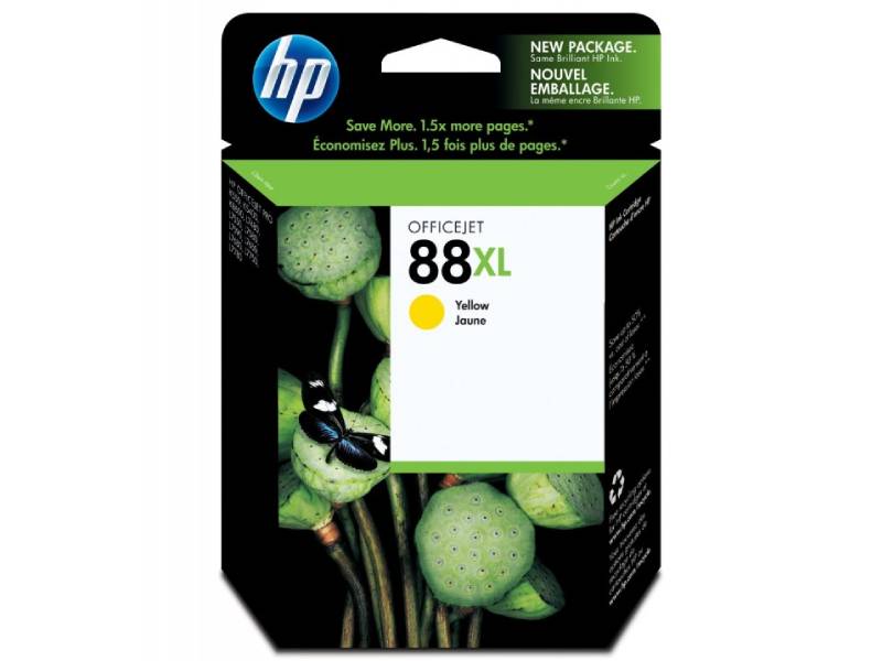 HP 88XL C9393A Yellow Genuine Ink  Cartridge 1,540 Print