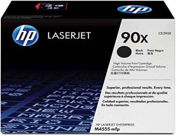 Genuine HP 90X CE390X  Black Toner Cartridge 24,000 Print