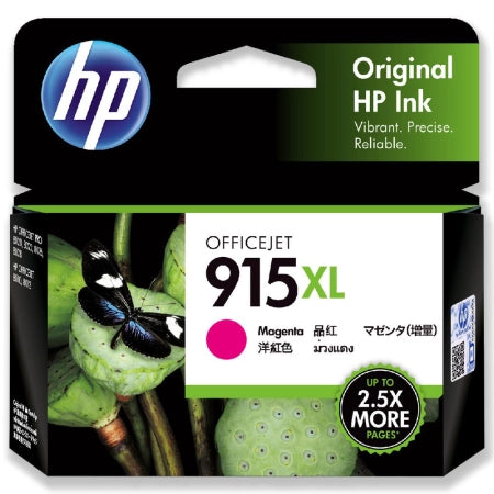 Genuine HP 915XL Magenta Ink Cartridge 3YM20AA 825 Pages