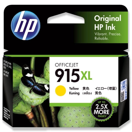 Genuine HP 915XL Yellow Ink Cartridge 3YM21AA 825 Pages