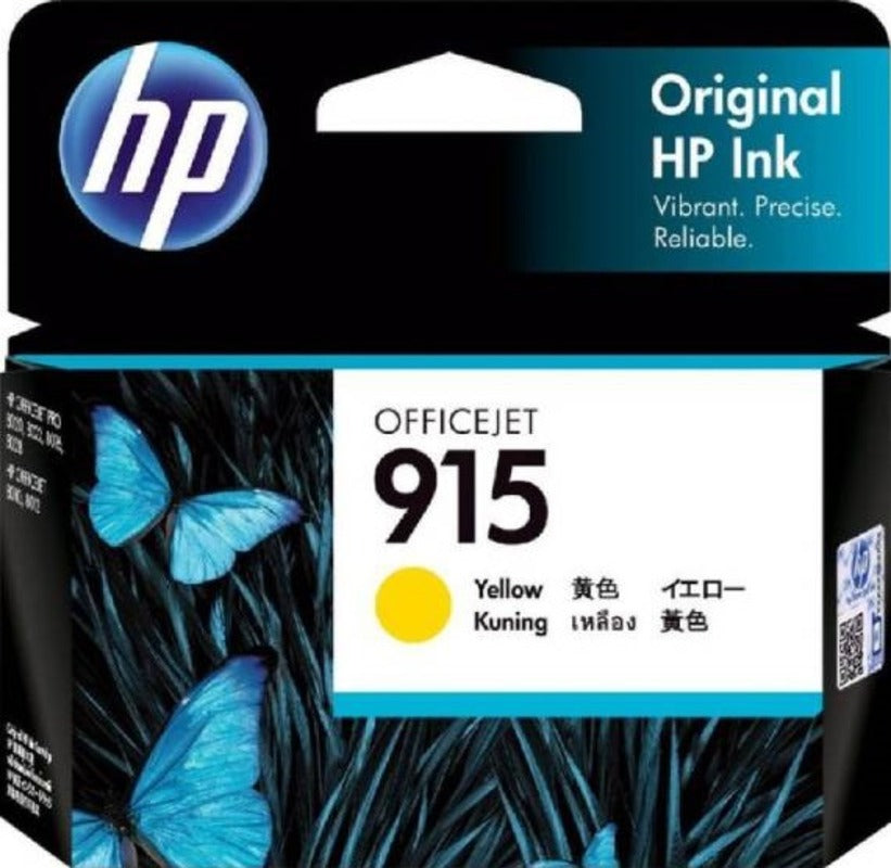 Genuine HP 915 Yellow Ink Cartridge 3YM17AA 315 Page