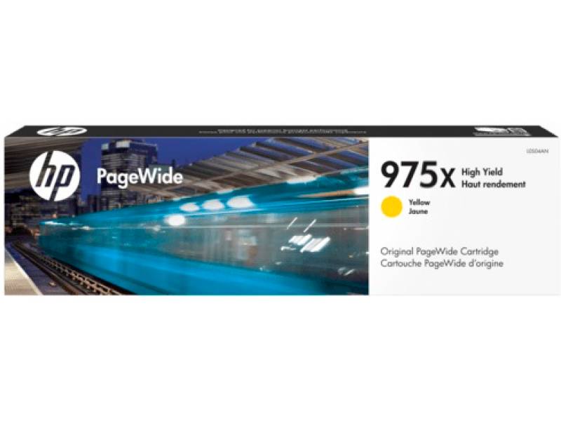 Genuine HP 975X Yellow High Yield Inkjet Cartridge L0S06AA 7,000 Print