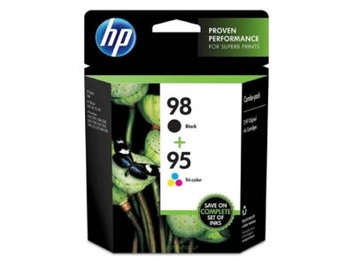 Genuine 2 Pack HP 98 95 C8766WA-C9364WA Ink Cartridges [1BK,1C]