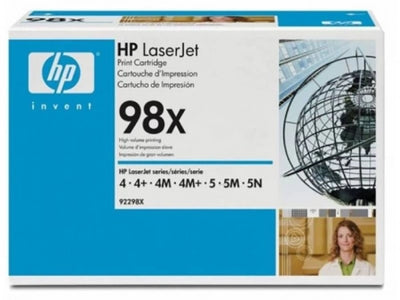 HP 98X 92298X Black Genuine Toner Cartridge 8,800 Prints