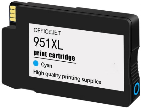 HP 951XL Cyan Compatible Ink Cartridge 1,500 Pages