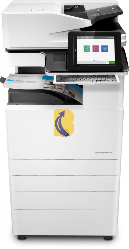 HP A3 Color LaserJet Managed Flow MFP E77830z Printer Free Standing - 5 Year Warranty On Contract