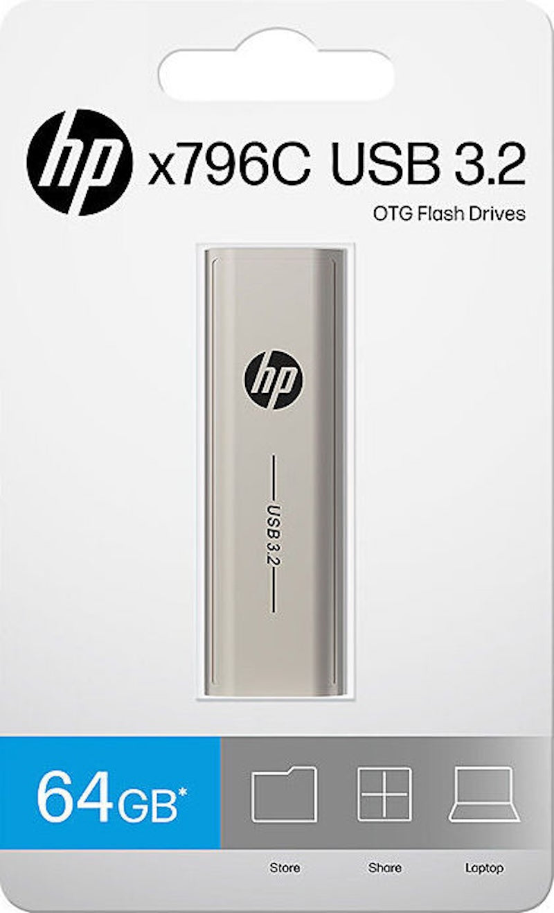 HP X796C 64GB USB3.2 Type A/C [HPFD796C-A-64]