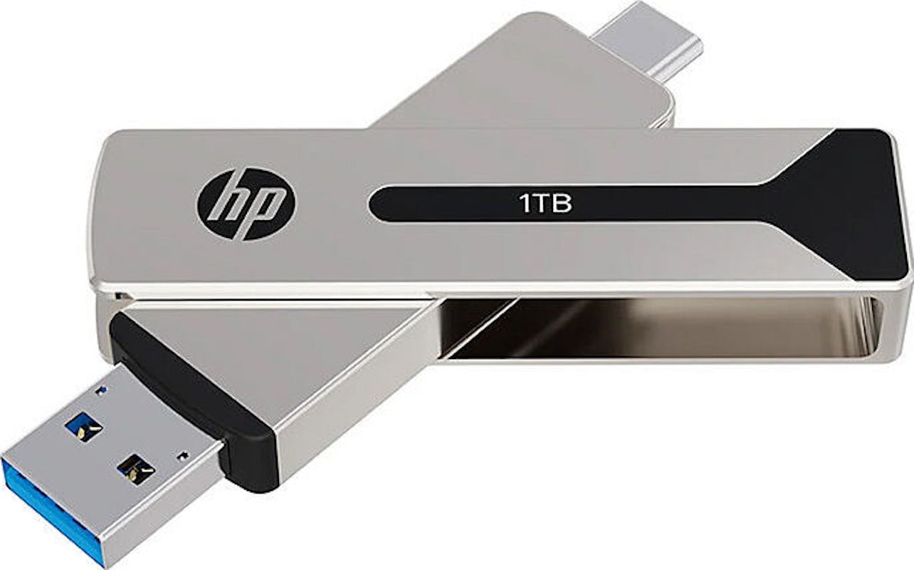HP 911 Pro USB Flash Drive 1TB - USB-C & USB-A 3.2 Memory Stick HPFD911PRO-1TB