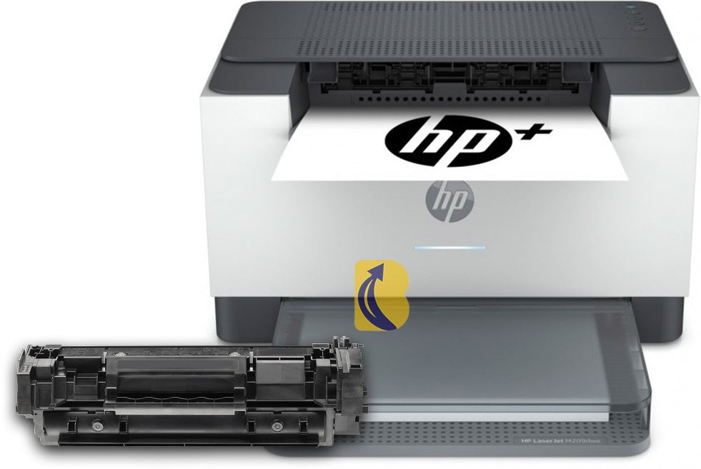 HP LaserJet M209dwe 29ppm A4 Duplex &amp; Wireless Mono Laser Printer + Compatible Toner Bundle
