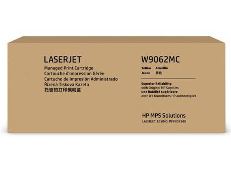 HP W9062MC Compatible Yellow Toner Cartridge 9,500 Pages HP E57540dn E57540c E55040dn
