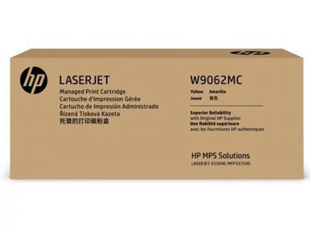 Genuine HP W9062MC Yellow Toner Cartridge 12,500 Pages HP E57540dn E57540c E55040dn