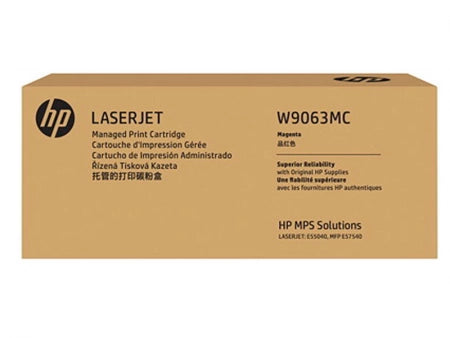 Genuine HP W9063MC Magenta Toner Cartridge 12,500 Pages HP E57540dn E57540c E55040dn
