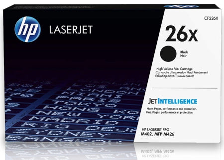Genuine HP 26X CF226X Black Toner Cartridge 9,000 Pages