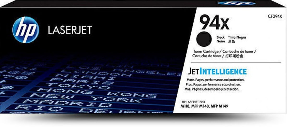 Genuine HP 94X CF294X Black Toner Cartridge 2,800 Print
