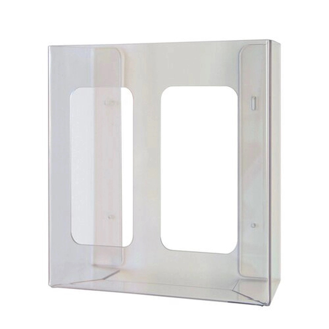 HALYARD Exam Glove Dispenser, Exam Glove Dispenser (Suits 9.5"- 12" gloves), Clear Plastic, Double, 96mm (D) x 274mm (W) x 256mm (H)