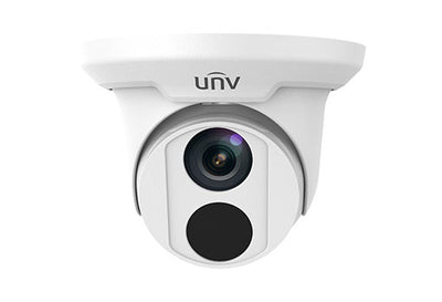 Uniview IPC3616SR3-DPF28M 6MP IR ULTRA 265 Outdoor Turret Dome IP Security Camera