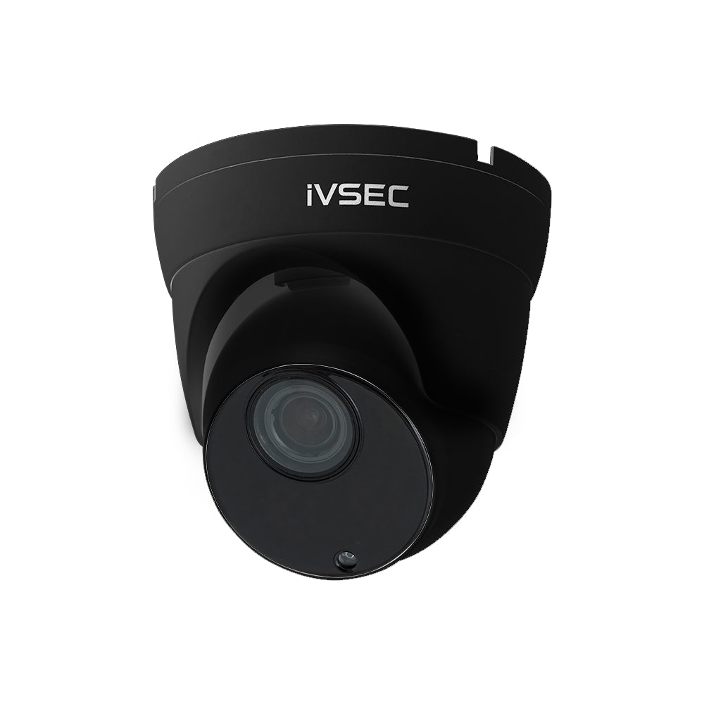 IVSEC DOME IP CAMERA  8MP  SONY SENSOR  MOTORISED 2.8-12 LENS  POE  IP66  45M IR  BLACK