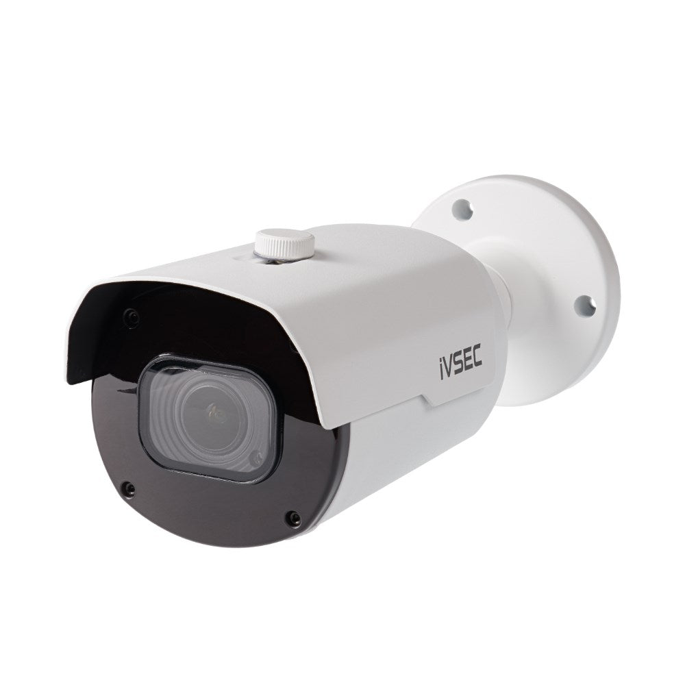 IVSEC BULLET IP CAMERA  8MP SONY SENSOR 2.8-12MM MOTORISED LENS  POE  IP66  45M IR  IV