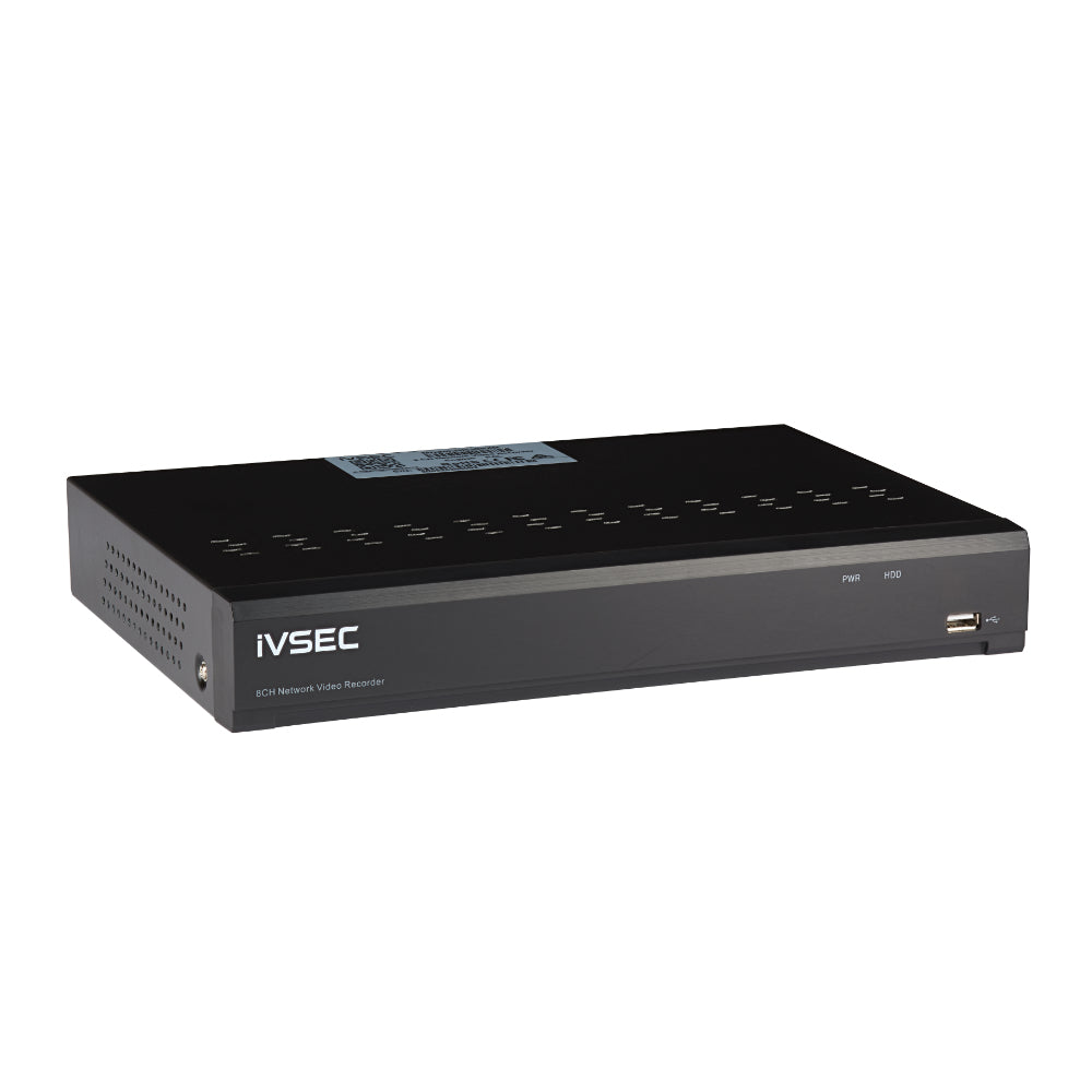 IVSEC NR316XC NVR  16CHANNELS  12MP  16 EPOE PORTS  2 BAYS  H265  4K HDMI  IV