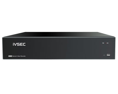IVSEC NR564EXB NVR  64 CHANNELS  2 Ethernet PORTS  8 BAYS  H265   2 4K HDMI