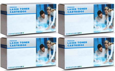 4 Pack Kyocera TK859 Compatible Toner Cartridges [1BK,1C,1M,1Y]
