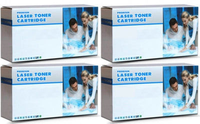 4 Pack Kyocera TK859 Compatible Toner Cartridges [1BK,1C,1M,1Y]