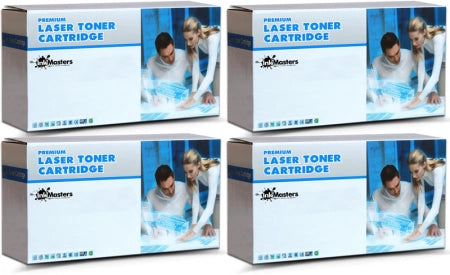 4-Pack Ricoh Compatible Toner 841436-841439 1BK,1C,1Y.1Y C2800/C3300/C3001/C3501