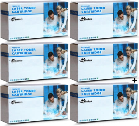 5 Pack Konica Minolta Bizhub 420 421 500 501 Compatible TN511 (024B) Black Toner Cartridge - 29k Yield