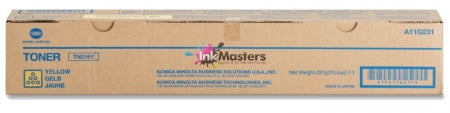 Konica Minolta TN216Y / A11G291 Genuine Yellow Toner Cartridge 26K Print Yield