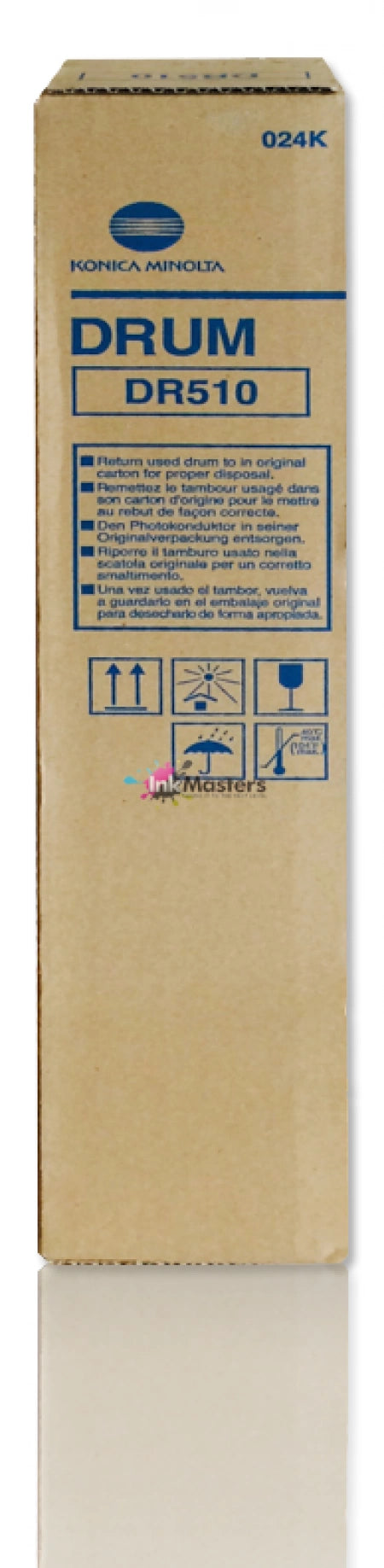 Konica Minolta Bizhub 420 421 500 501 Genuine DR510 (024K) Imaging Drum Unit - 250k Yield