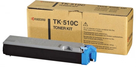 Kyocera TK510C Cyan Genuine Toner Cartridge 8,000 Prints