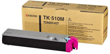 Genuine Kyocera TK510M Magenta Toner Cartridge 8,000 Prints