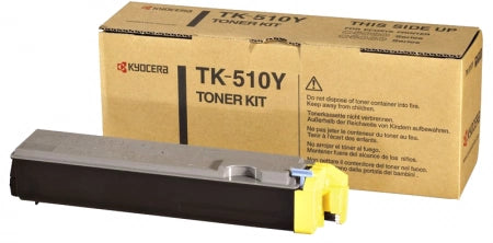 Kyocera TK510Y Yellow Genuine Toner Cartridge 8,000 Prints