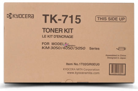 Genuine Kyocera TK715 Black Toner Cartridge 34,000 Prints