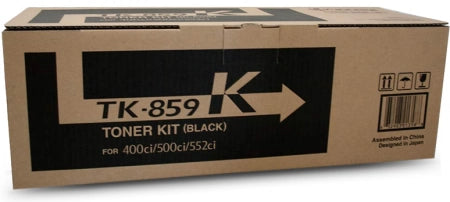 Genuine Kyocera TK859K Black Toner Cartridge 25,000 Prints