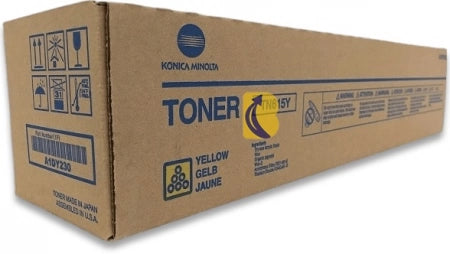 Genuine Konica Minolta TN615Y Yellow Toner Cartridge A1DY250 75,000 Prints