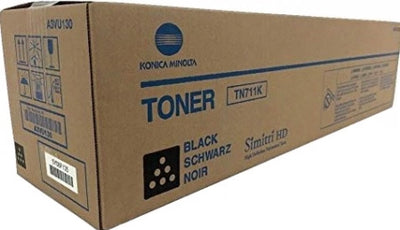Konica Minolta TN711K Genuine Black Toner Cartridge A3VU130 A3VU150 47000 Pages