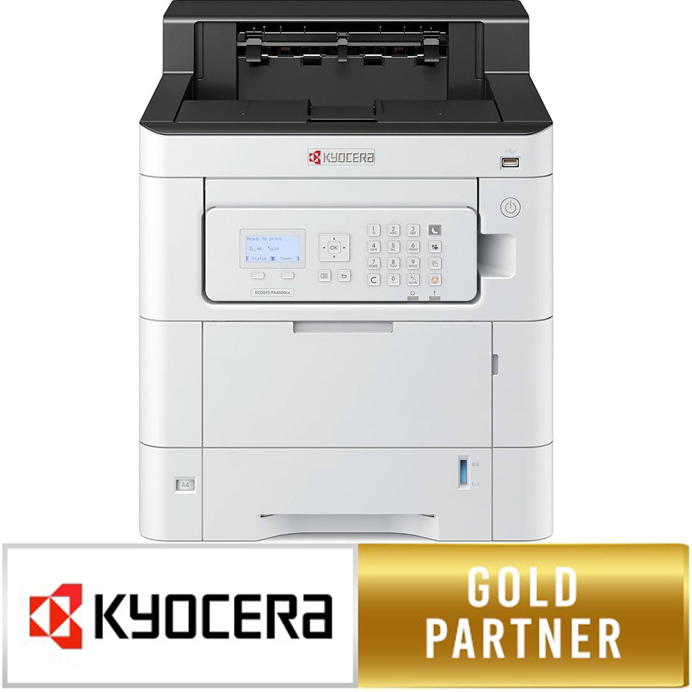 Kyocera ECOSYS PA4000cx A4 Colour Laser Printer - Network - Duplex - 2 years warranty (Replaces KYOCERA&nbsp;P6235CDN)