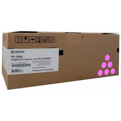 Kyocera TK154M Magenta Genuine Toner Cartridge 6,000 Prints