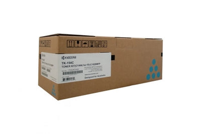 Kyocera TK154C Cyan Genuine Toner Cartridge 6,000 Prints
