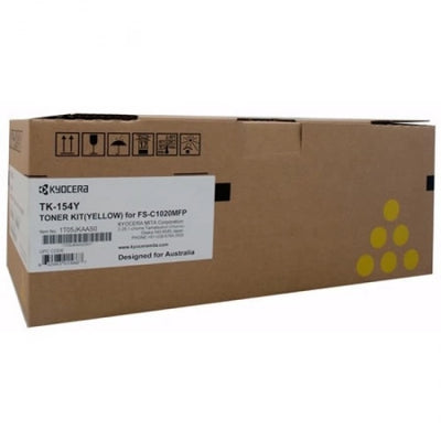 Genuine Kyocera TK154Y Yellow Toner Cartridge 6,000 Prints